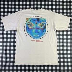 Live Secret Samadhi 1997 Summer Tour Rock Band Vintage Natural/Cream T shirt